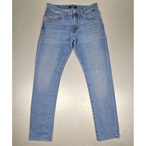 Mavi Jeans Mens 31x34 Marcus‎ Slim Straight Leg Blue Medium Wash Casual Denim